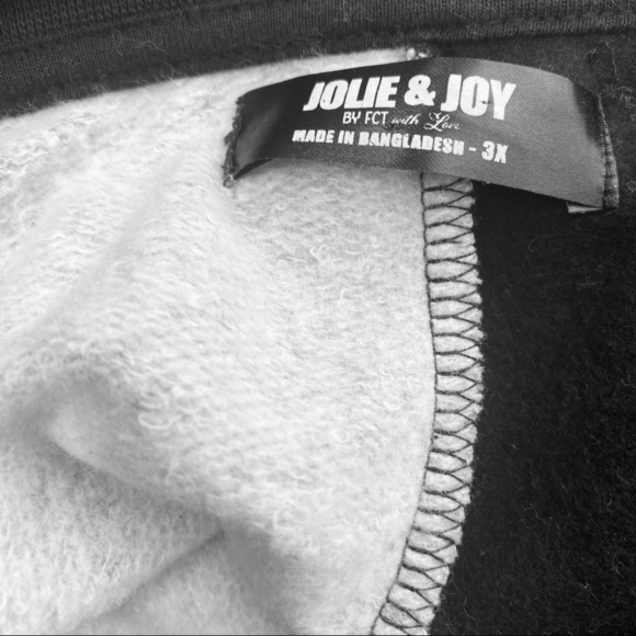 Jolie & Joy Women Black and Gray Color Block Light Weight Sweater. Sz 3X - Picture 10 of 14